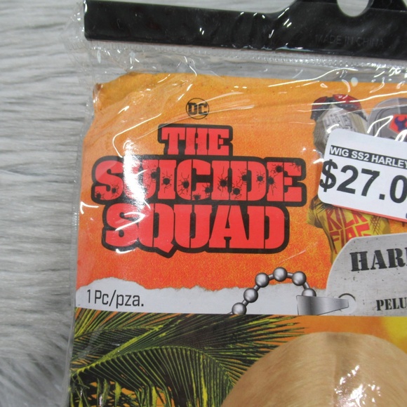 Harley Quinn The Suicide Squad Braided Hair Wig - Picture 7 of 10